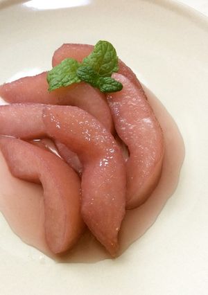 梨のコンポート(赤)-レシピのメイン写真