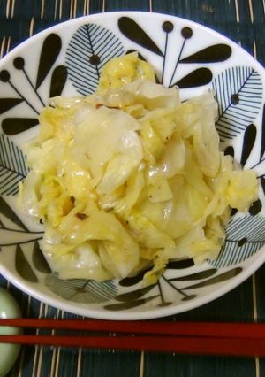 キャベツのホットサラダ～お鍋で蒸し炒め-レシピのメイン写真