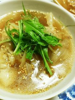 余った焼き餃子でOK!美味しいスープ餃子-レシピのメイン写真