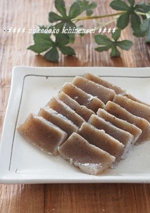 こんにゃくのぬか漬け-レシピのメイン写真