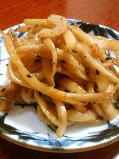 かぶの皮できんぴら-レシピのメイン写真