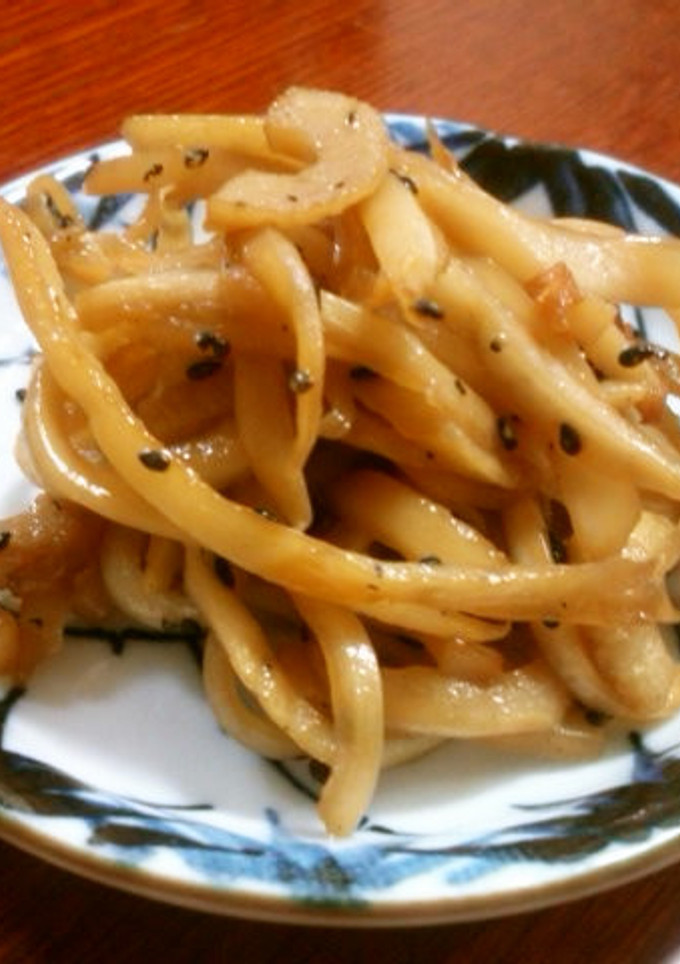 かぶの皮できんぴら-レシピのメイン写真