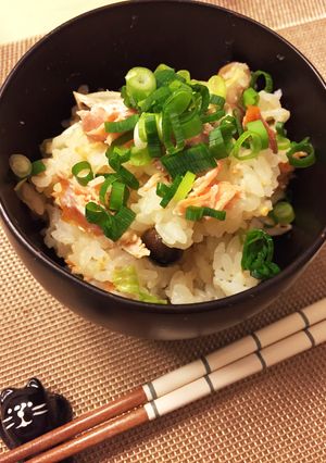 秋鮭☆きのこ☆ちゃんちゃん混ぜご飯-レシピのメイン写真