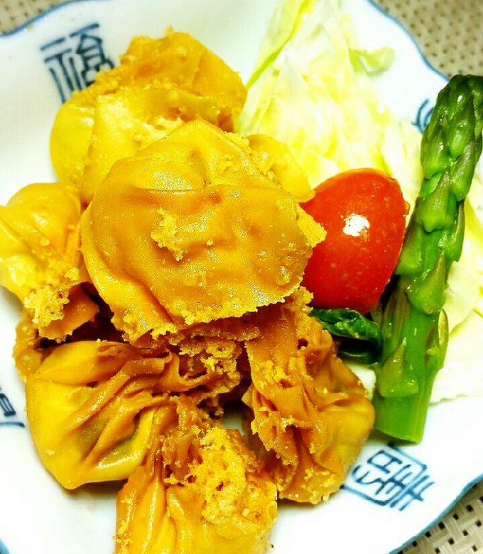黒にんにく入りチーズワンタン✨-レシピのメイン写真