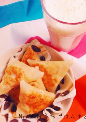 餃子の皮でツナポテトのサモサ-レシピのメイン写真
