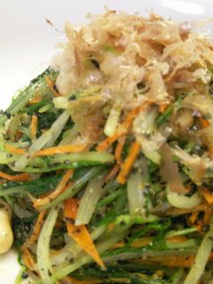 水菜のシャキシャキ胡麻和え-レシピのメイン写真