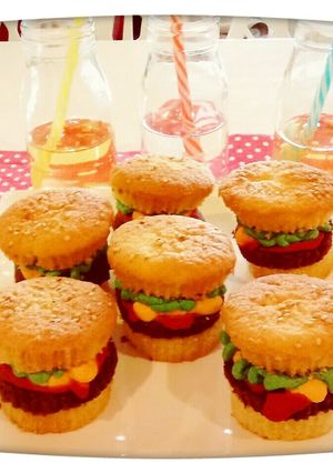 カップケーキバーガー？！-レシピのメイン写真