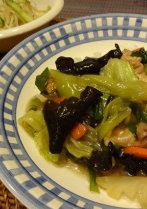 残り野菜で中華丼♪シャンタンDX-レシピのメイン写真