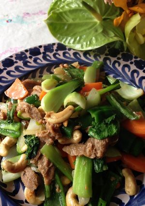大豆のお肉でヘルシーナッツ炒め-レシピのメイン写真