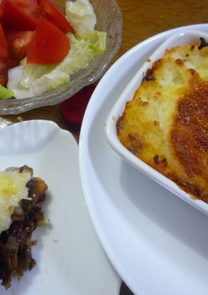 ミートソースとマッシュポテトのグラタン風-レシピのメイン写真
