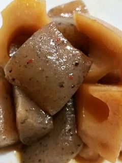 簡単❤こんにゃくとれんこんのピリ辛煮物♪-レシピのメイン写真