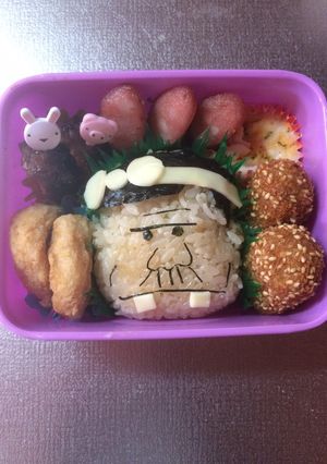 キャラ弁バカボンパパ-レシピのメイン写真