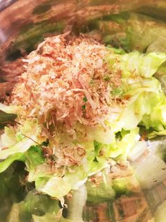 野菜がモリモリ!キャベツのおかか和え-レシピのメイン写真
