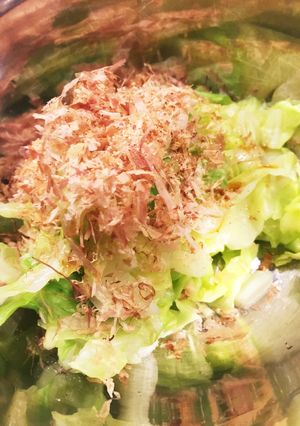 野菜がモリモリ！キャベツのおかか和え-レシピのメイン写真