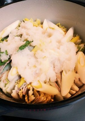 白菜と豚バラ肉のみぞれはさみ蒸し-レシピのメイン写真