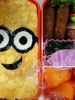 ミニオンキャラ弁当-レシピのメイン写真
