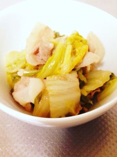 簡単!白菜と豚肉のさっと煮-レシピのメイン写真