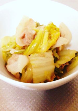 簡単！白菜と豚肉のさっと煮-レシピのメイン写真