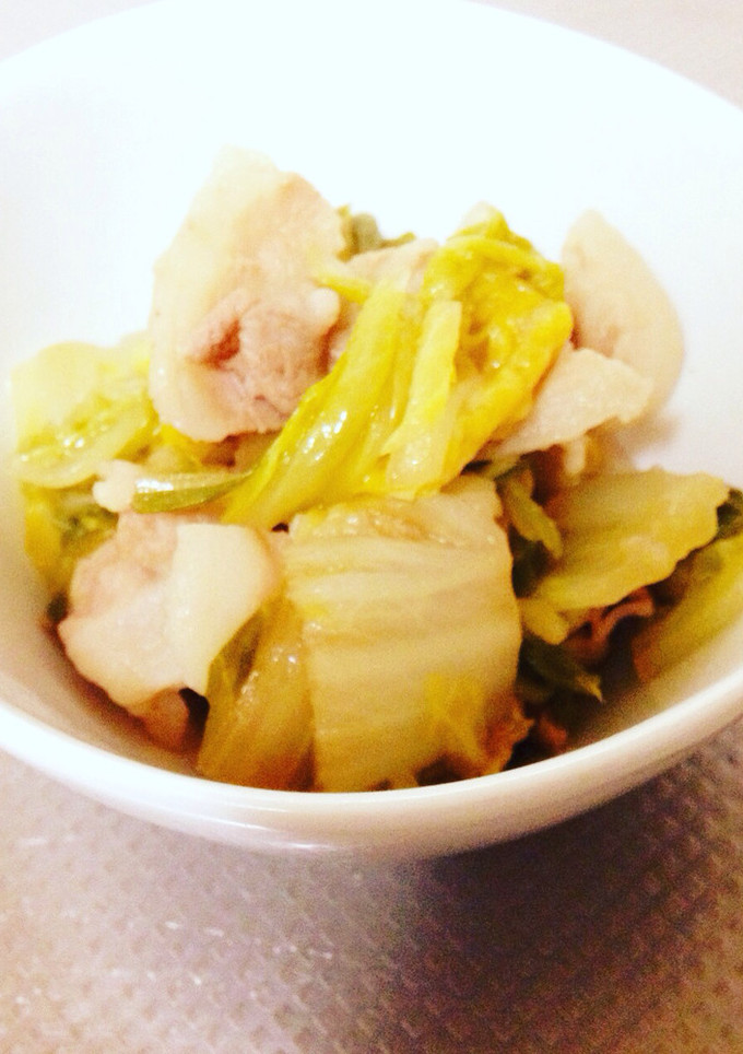 簡単！白菜と豚肉のさっと煮-レシピのメイン写真
