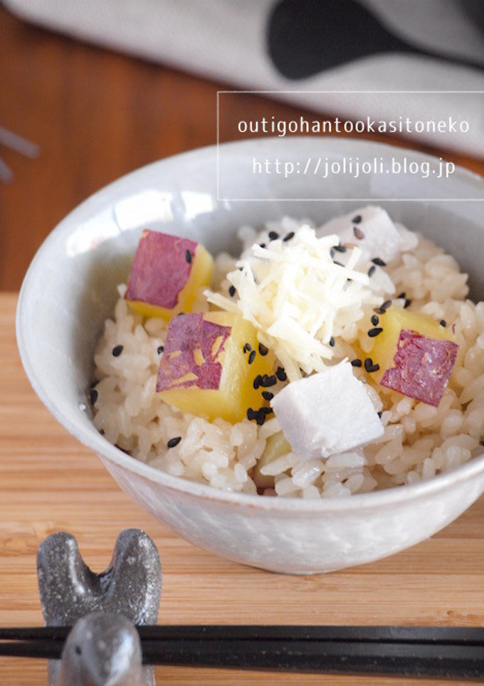 さつまいもと里芋の炊き込み御飯-レシピのメイン写真