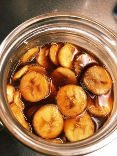 黒酢でバナナ酢-レシピのメイン写真