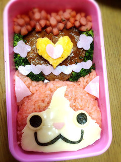 妖怪ウォッチ 簡単 ジバニャン キャラ弁-レシピのメイン写真