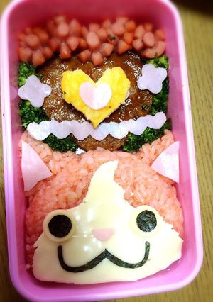 妖怪ウォッチ 簡単 ジバニャン キャラ弁-レシピのメイン写真