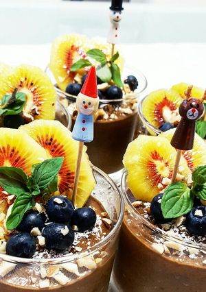 ロースイーツのアボカドチョコバナナムース-レシピのメイン写真