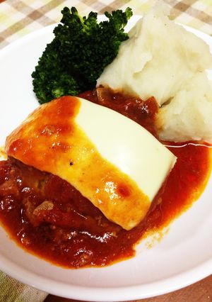 トマト缶で簡単☆煮込みハンバーグ-レシピのメイン写真