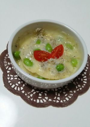 ☆しらすと枝豆のココットカマン☆-レシピのメイン写真