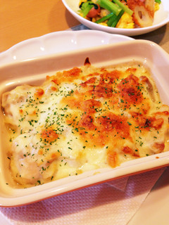 アツアツ♡カブとチキンのグラタン-レシピのメイン写真