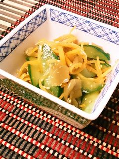 簡単☆ザーサイとキュウリのあえ物-レシピのメイン写真