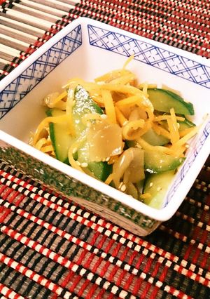 簡単☆ザーサイとキュウリのあえ物-レシピのメイン写真