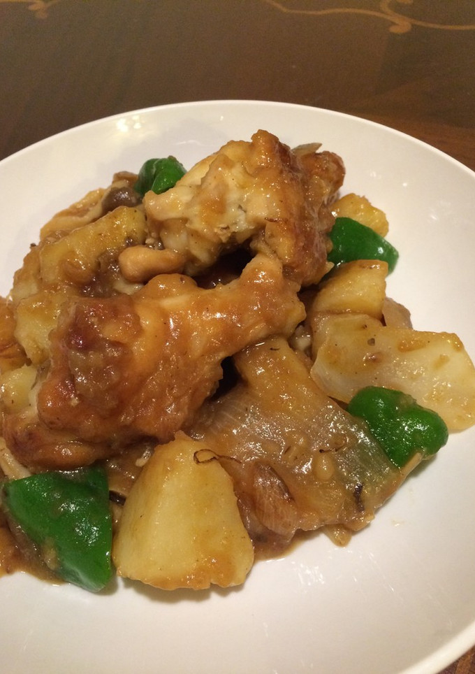 手羽元とたっぷり野菜の煮炒め-レシピのメイン写真