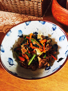 豚肉 小松菜 人参の味噌炒め-レシピのメイン写真