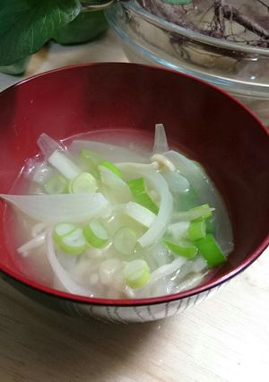 簡単☆えのき茸のネギネギスープ-レシピのメイン写真