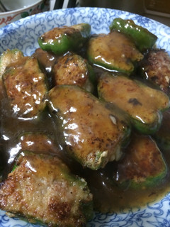 【覚え書き】ピーマンの肉詰め-レシピのメイン写真