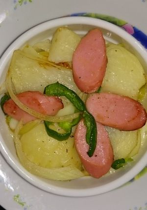 じゃが芋と魚肉ソーセージのココットカマン-レシピのメイン写真