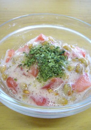 トマト納豆～納豆好きなベビーから大人まで-レシピのメイン写真
