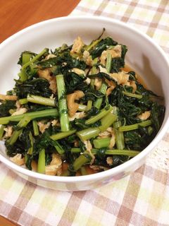 大人の味☆大根菜と油揚げの炒め煮☆-レシピのメイン写真