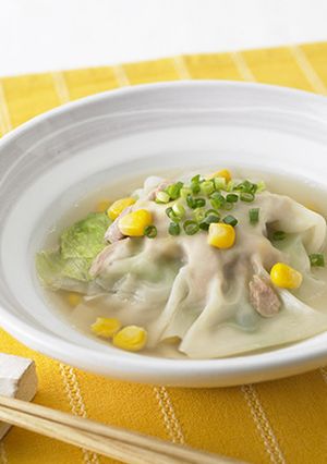 シーチキンとレタスの重ねワンタン-レシピのメイン写真