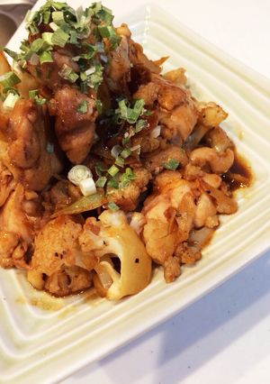 ☆濃厚味！カリフラワーと鶏もも中華風炒め-レシピのメイン写真
