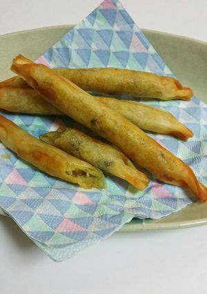 さつまいも煮物リメイク！おやつ春巻き-レシピのメイン写真