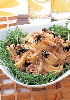 シーチキンとひじきのビューティーサラスパ-レシピのメイン写真