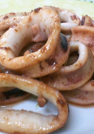 にんにくがうまい！簡単！イカのバター炒め-レシピのメイン写真
