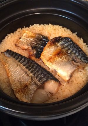 薬味たっぷり焼き鯖の炊き込みごはん-レシピのメイン写真