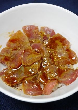 簡単！すだちマグロ丼-レシピのメイン写真