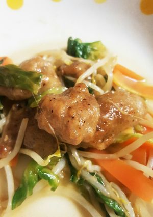 大豆のお肉で簡単さっぱり炒め★-レシピのメイン写真