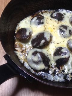 原木生しいたけチーズ焼き ~霜降り風~-レシピのメイン写真