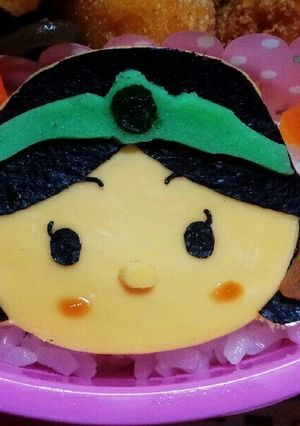 キャラ弁☆アラジン☆ジャスミン　ツムツム-レシピのメイン写真